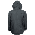 Veste de pluie imperméable gise respirante H2O SOLIDUR capuche