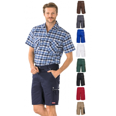 Short de travail bermuda été canvas 320 homme PLANAM