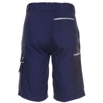 Short de travail canvas 320 homme PLANAM marine dos