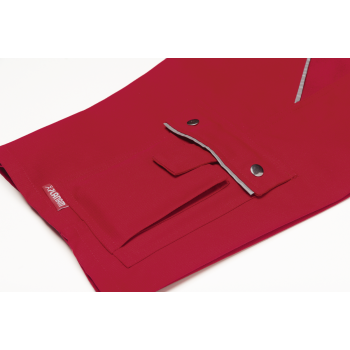 Bermuda de travail rouge canvas planam poche