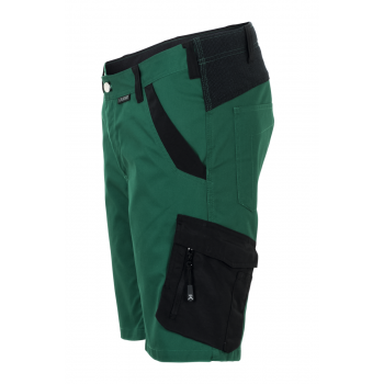 Short élasthanne vert profil