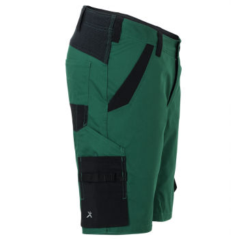 Short élasthanne vert profil