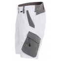 Short élasthanne blanc profil