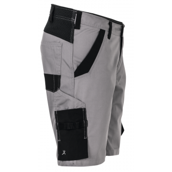 Short élasthanne zinc noir profil