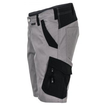 Short élasthanne zinc noir profil