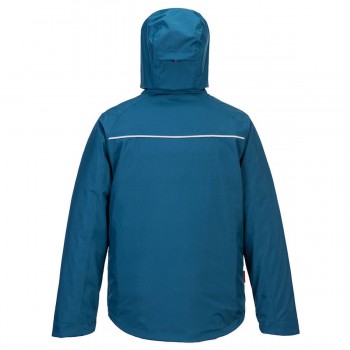 Veste de travail froid DX4 3 en 1 PORTWEST bleu métro dos