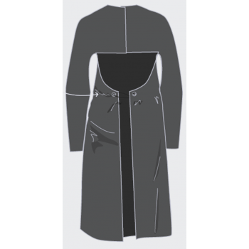 Tablier de Protection préparation phytosanitaire CEPOVETT gris