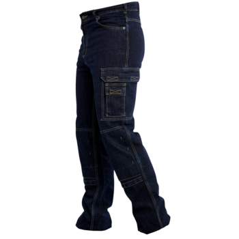 Pantalon TYPHON JEANS poche genoux PBV profil