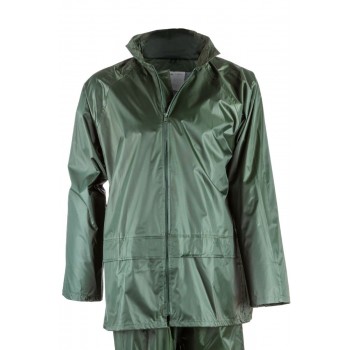 Veste de pluie Nylon Pvc Vert COVERGUARD