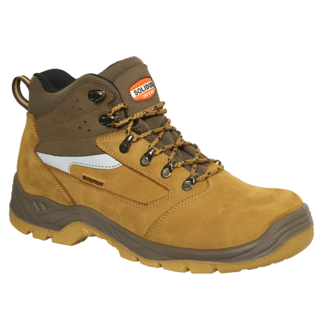 Chaussure de sécurité haute S3 cuir nubuck TRUCK SOLIDUR