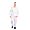 Veste de travail 100% coton blanc PBV Dijon face