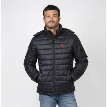 Doudoune chauffante manche et capuche EVO G-HEAT portée