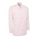 Chemise manches longues popeline homme UC709 UNEEK Sécurama rose