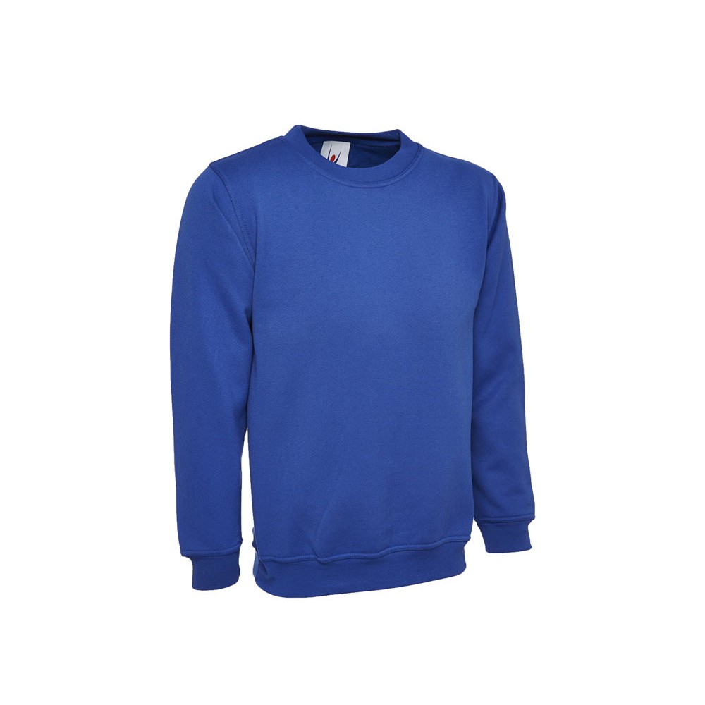 Sweat de travail unisexe UC201 350 grammes UNEEK bleu nroyal