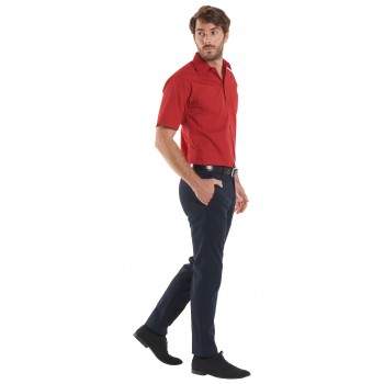 Chemise manches courtes popeline homme UC710 UNEEK Sécurama rouge