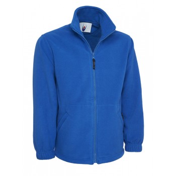 Veste travail polaire travail zippée 300 grammes UNEEK bleu royal