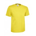 Tee shirt enfant junior 100% coton UC306 UNEEK jaune