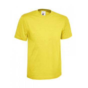 Tee shirt enfant junior 100% coton UC306 UNEEK jaune