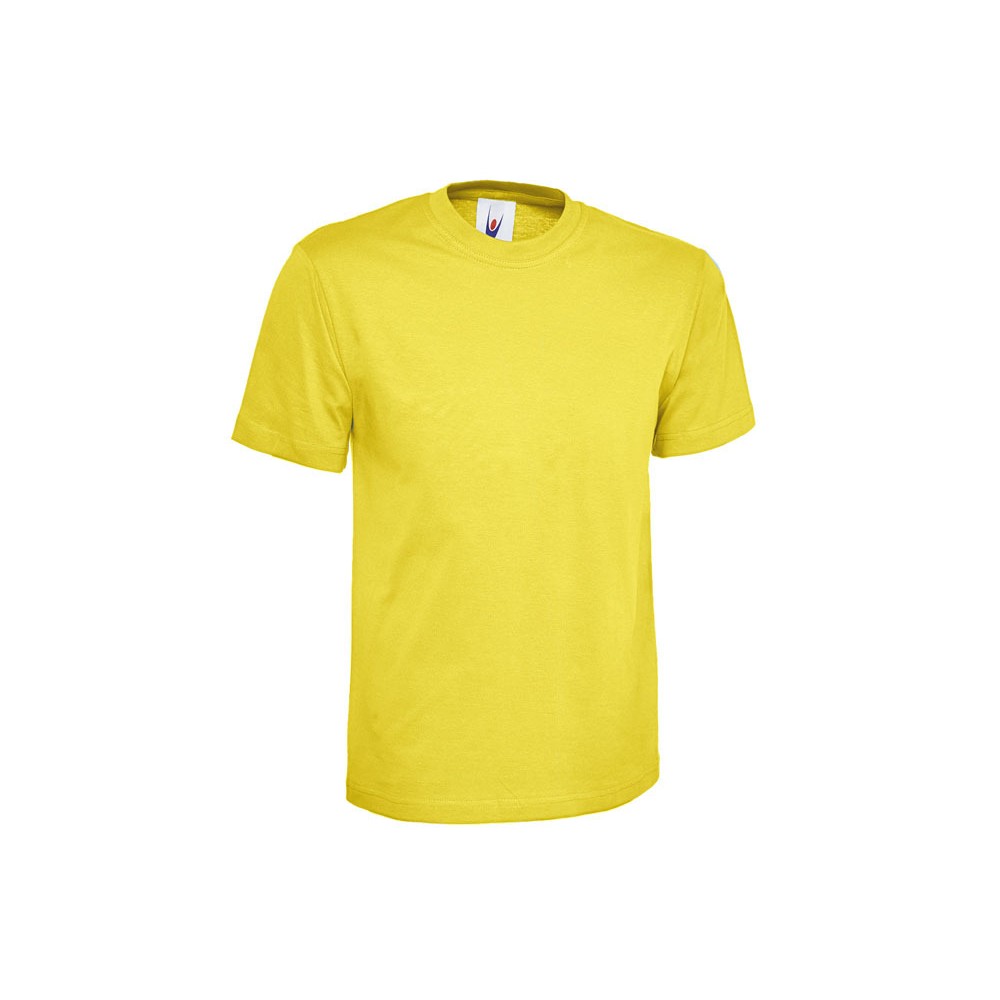 Tee shirt enfant junior 100% coton UC306 UNEEK jaune Tee shirt enfant junior 100% coton UC306 UNEEK jaune