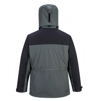 Vue de dos avec capuche