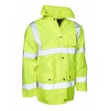 Parka de travail haute visibilité classe 3 jaune