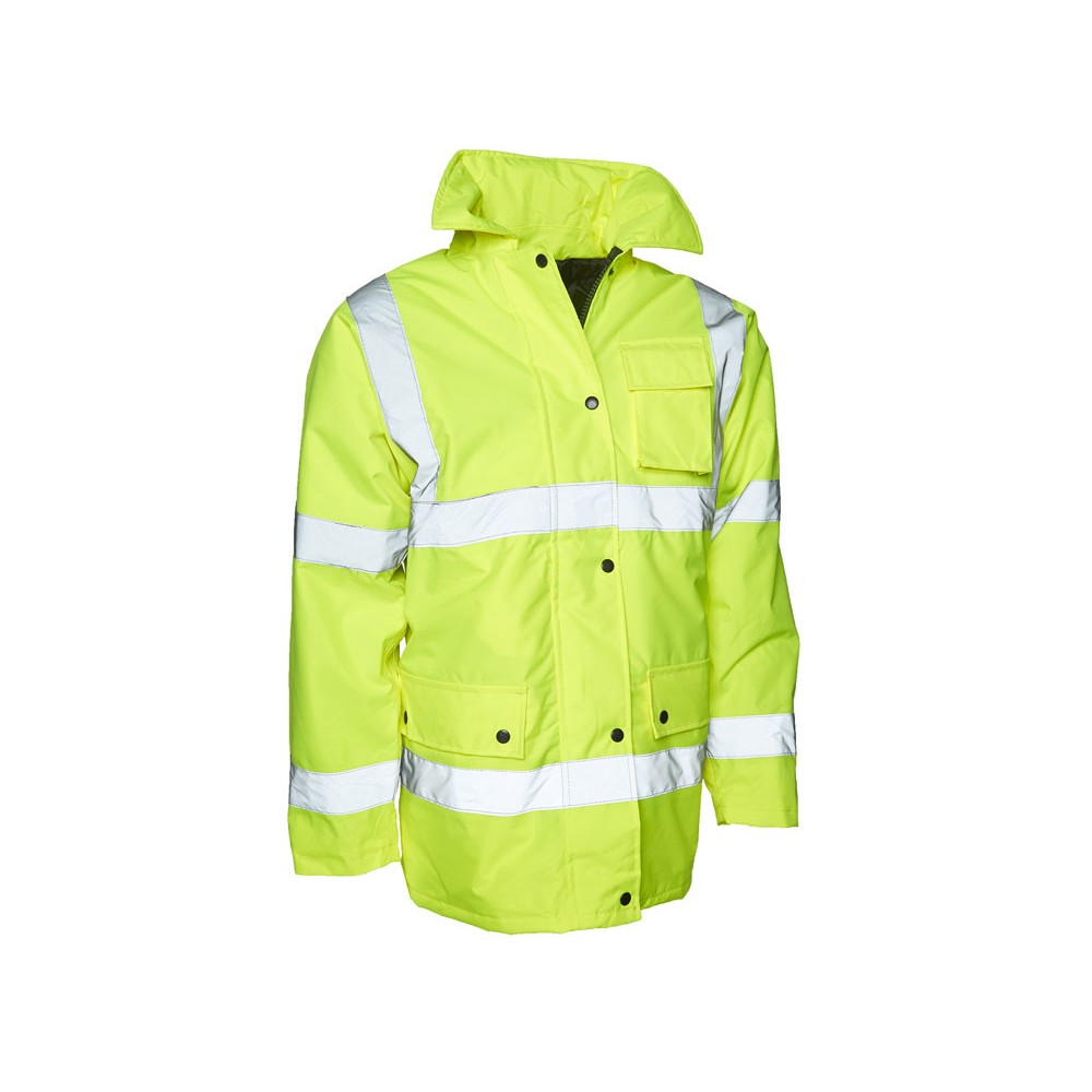 Parka de travail haute visibilité classe 3 jaune Parka de travail haute visibilité classe 3 jaune