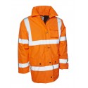 Parka de travail haute visibilité classe 3 orange