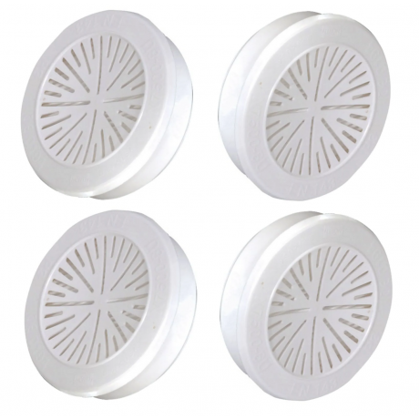 Lot de 4 filtres poussières P3R HM500 Mxpf Valuair Optifit Honeywell