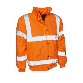 Blouson froid de travail haute visibilité premier prix UNEEK orange