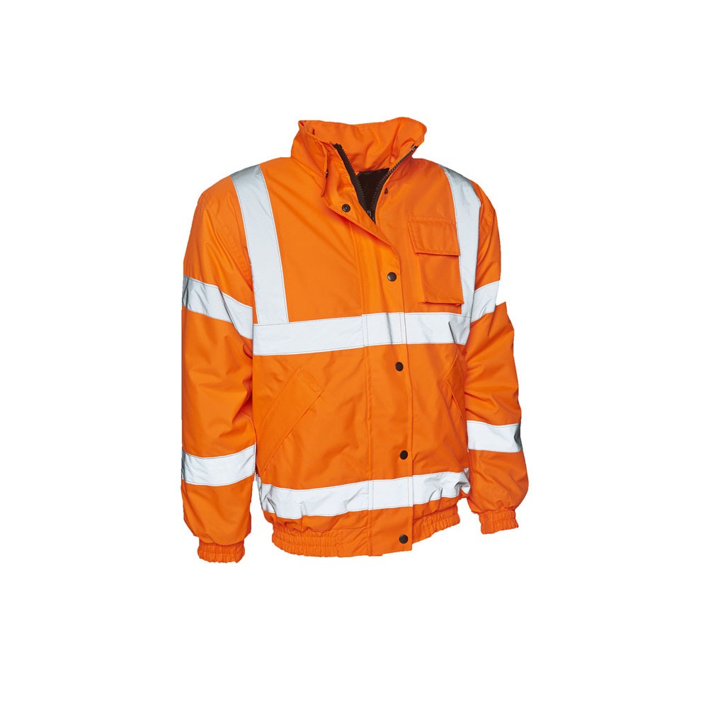 Blouson froid de travail haute visibilité premier prix UNEEK orange Blouson froid de travail haute visibilité premier prix UNEEK orange