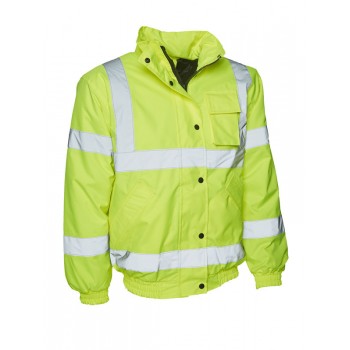 Blouson froid de travail haute visibilité premier prix UNEEK jaune