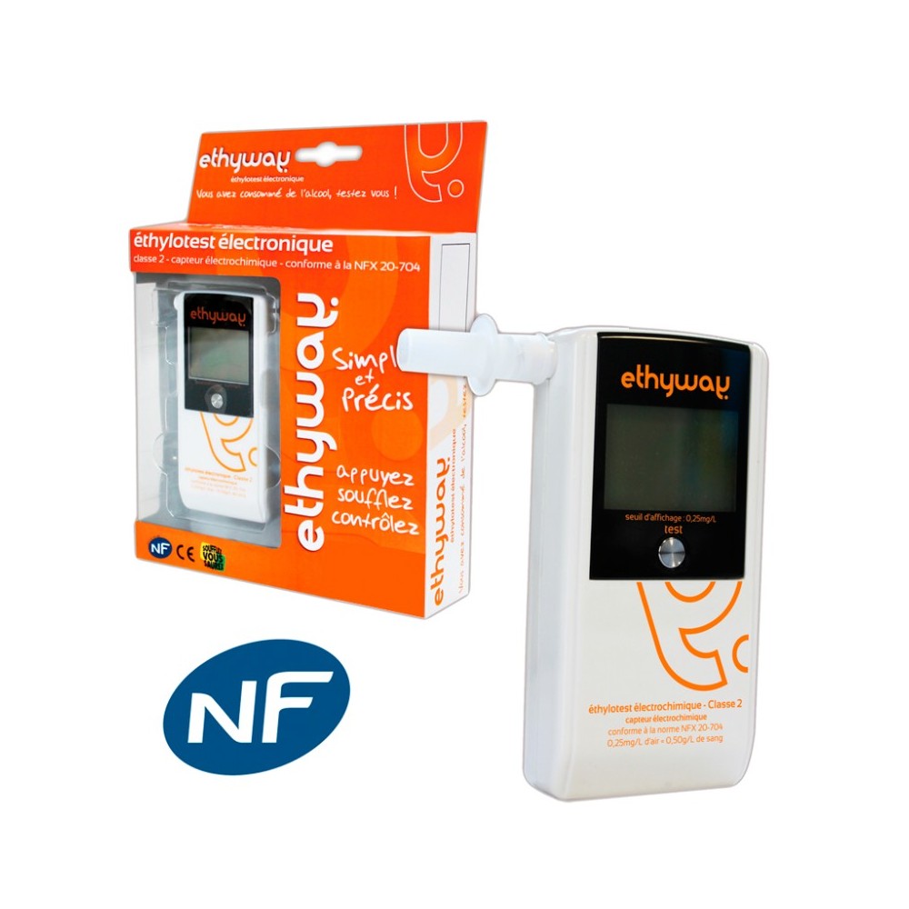 Test d’alcoolémie électrochimique Ethyway Test d’alcoolémie électrochimique Ethyway