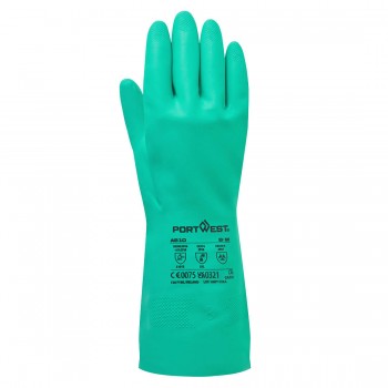 Gants nitriles protection chimique 32cm A810 Portwest