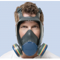 Masque complet à cartouche MOLDEX 9000 porté