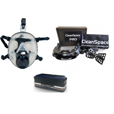 Kit ventilation assistée masque complet cleanspace pro A2P3