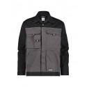 Veste de travail LUGANO DASSY gris noir