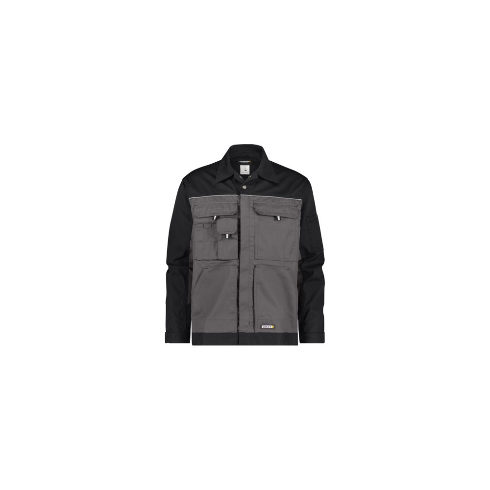 Veste de travail LUGANO DASSY gris noir