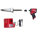 Coin d'abattage mécanique Forstreich TR 24 AQ avec Milwaukee M12