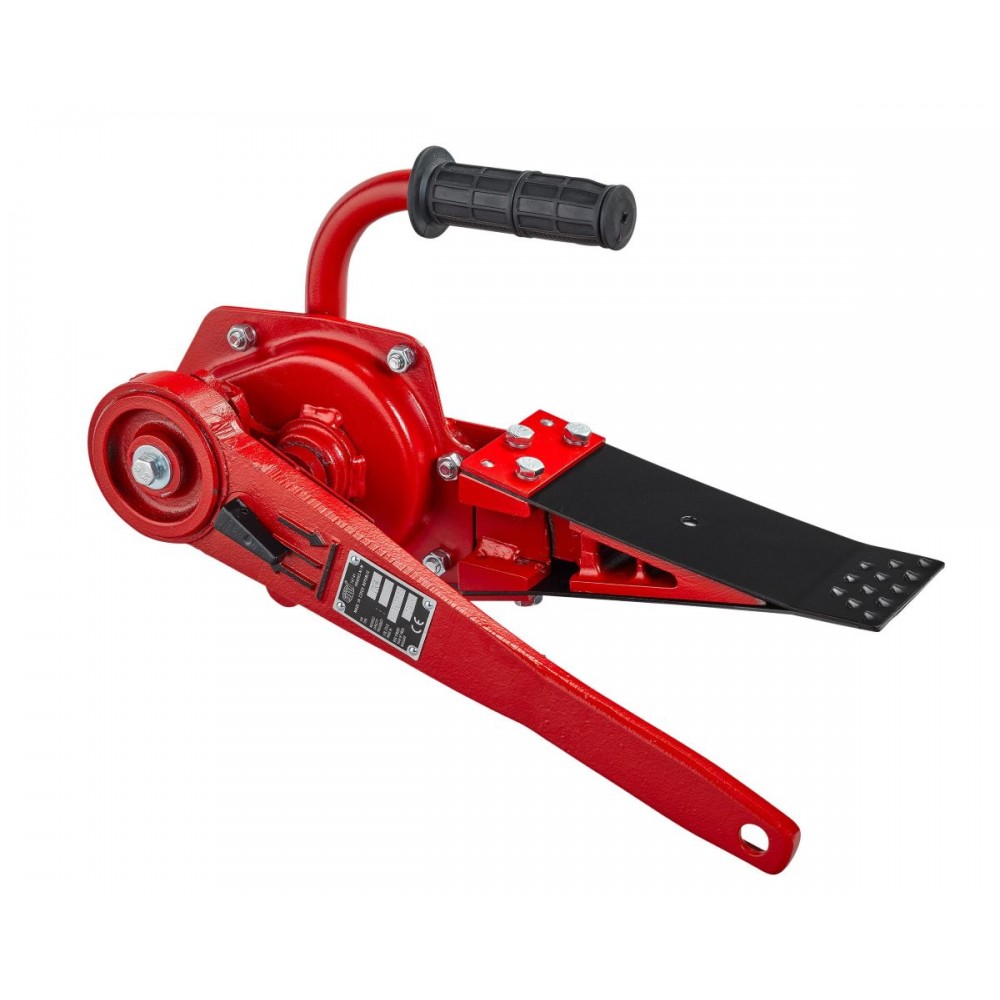 Coin d'abattage mécanique avec entraînement crémaillère à cliquet