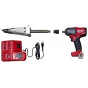 Coin d'abattage mécanique Forstreich TR 24 AQ avec Milwaukee M18