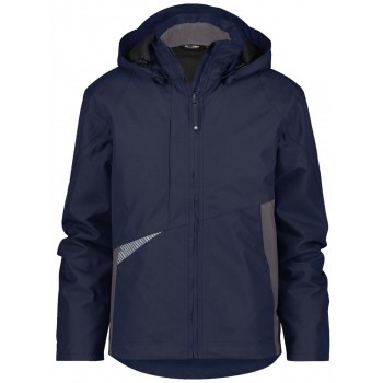 Veste de travail imperméable et coupe vent SOFTSHELL HYPER Dassy Bleu nuit anthracite