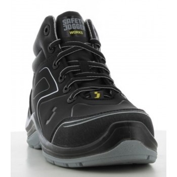 Chaussure de sécurité FLOW MID BLACK S3 ESD profil