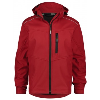 Veste de travail Softshell Tavira homme DASSY rouge
