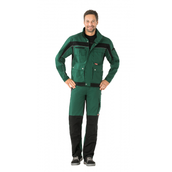 Blouson de travail PLALINE 65/35 poly/coton 280 gr vert