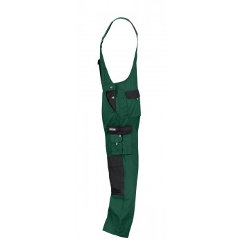 Cotte de travail à bretelle BICOLORE Versaille DASSY verte