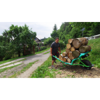 Brouette électrique EXTRA FOURRAGERE ZOETTE avec bois