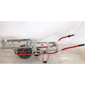 Brouette électrique ZOETTE PRO VITICULTURE motorisée freinéeas chassis