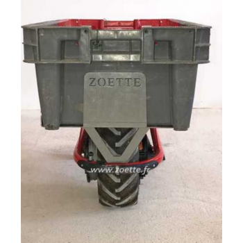 Brouette électrique ZOETTE PRO VITICULTURE motorisée freinéeas caisses