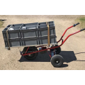 Brouette électrique ZOETTE PRO PRIMEUR caisse avec roues directionnelles en option