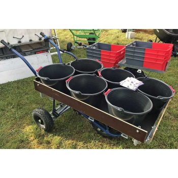 Brouette électrique ZOETTE PRO PRIMEUR caisse avec roues directionnelles en option